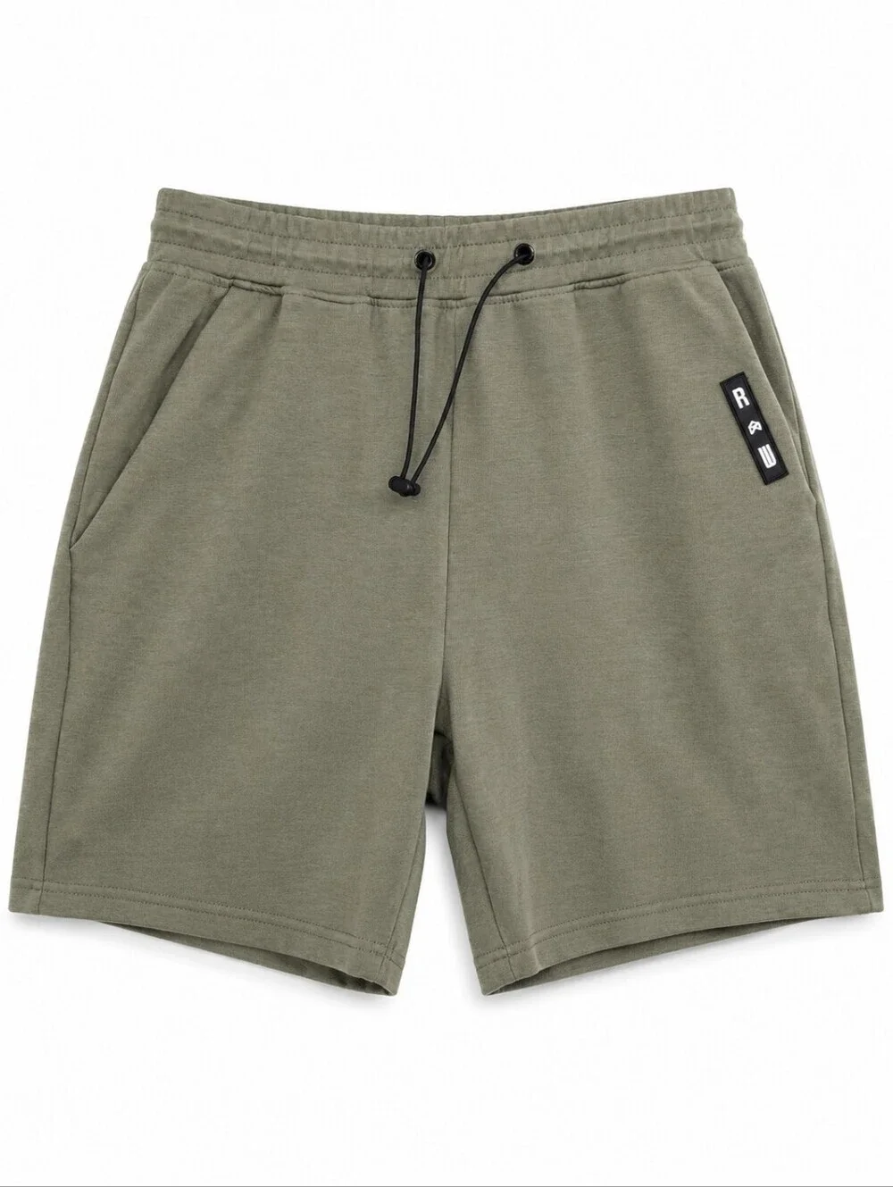 Men's Rawgear Olive Drawstring Athletic Shorts Size L